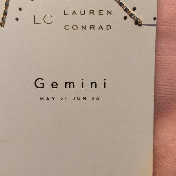 3/$10 New Lauren Conrad Gemini Necklace - Picture 3 of 5
